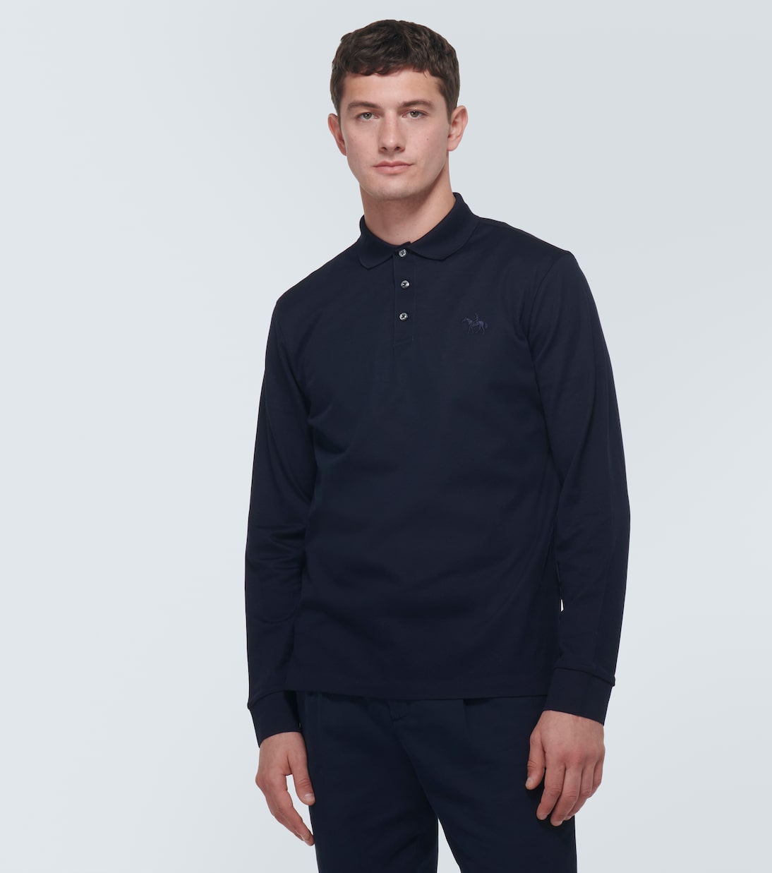Polo en piqué de algodón | Ralph Lauren Purple Label