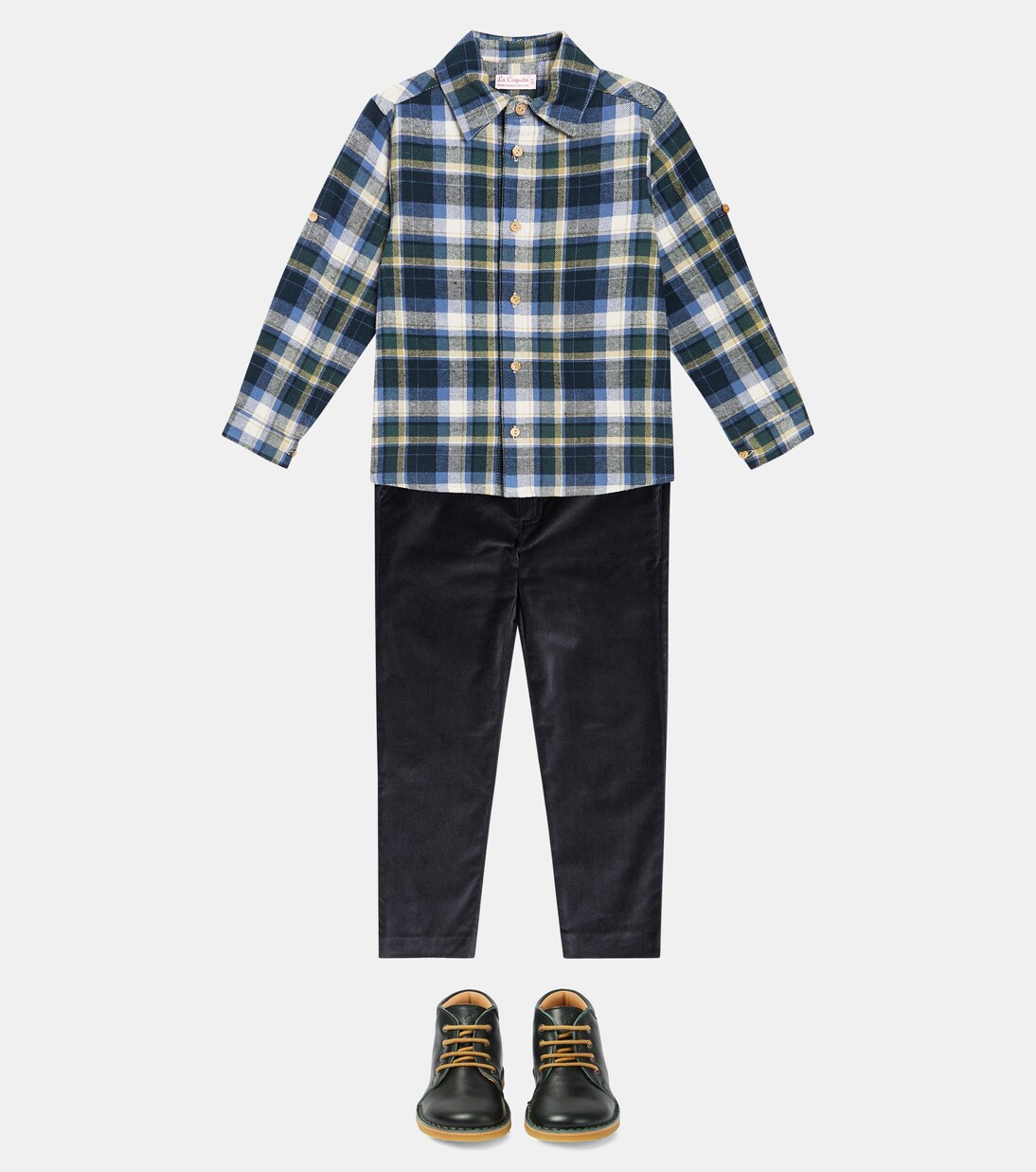 Pantalon chino Elio en velours de coton | La Coqueta