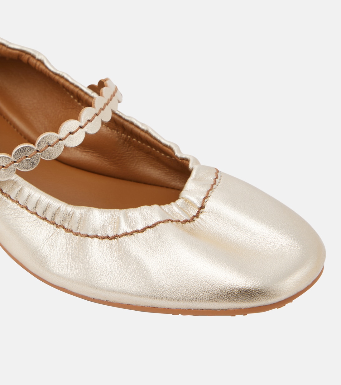 Ballerine Chany in pelle metallizzata | See By Chloé