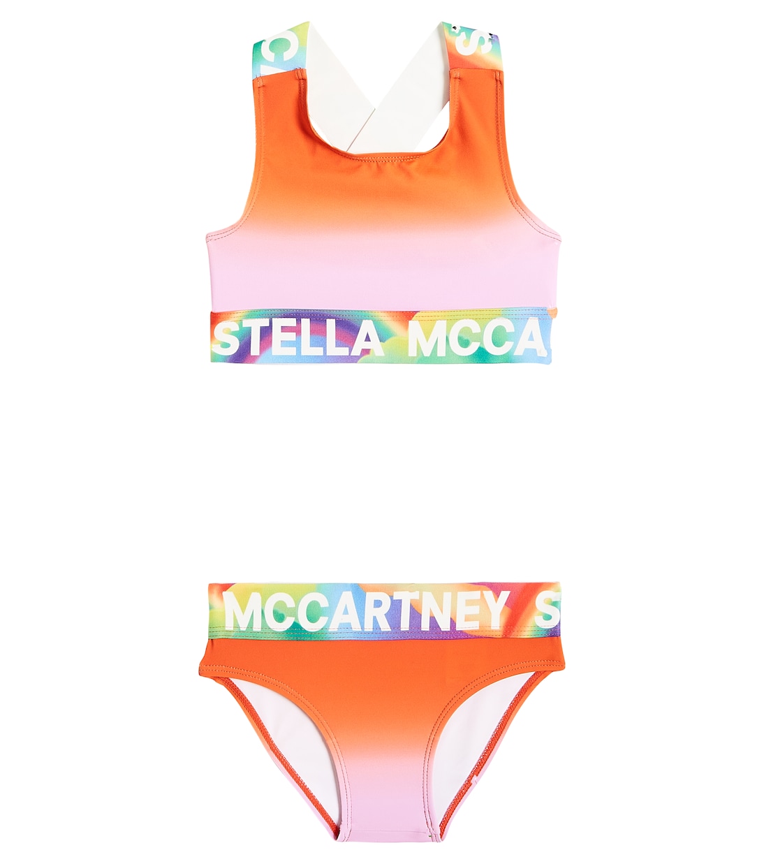 Bikini tie-dye con logo | Stella McCartney Kids