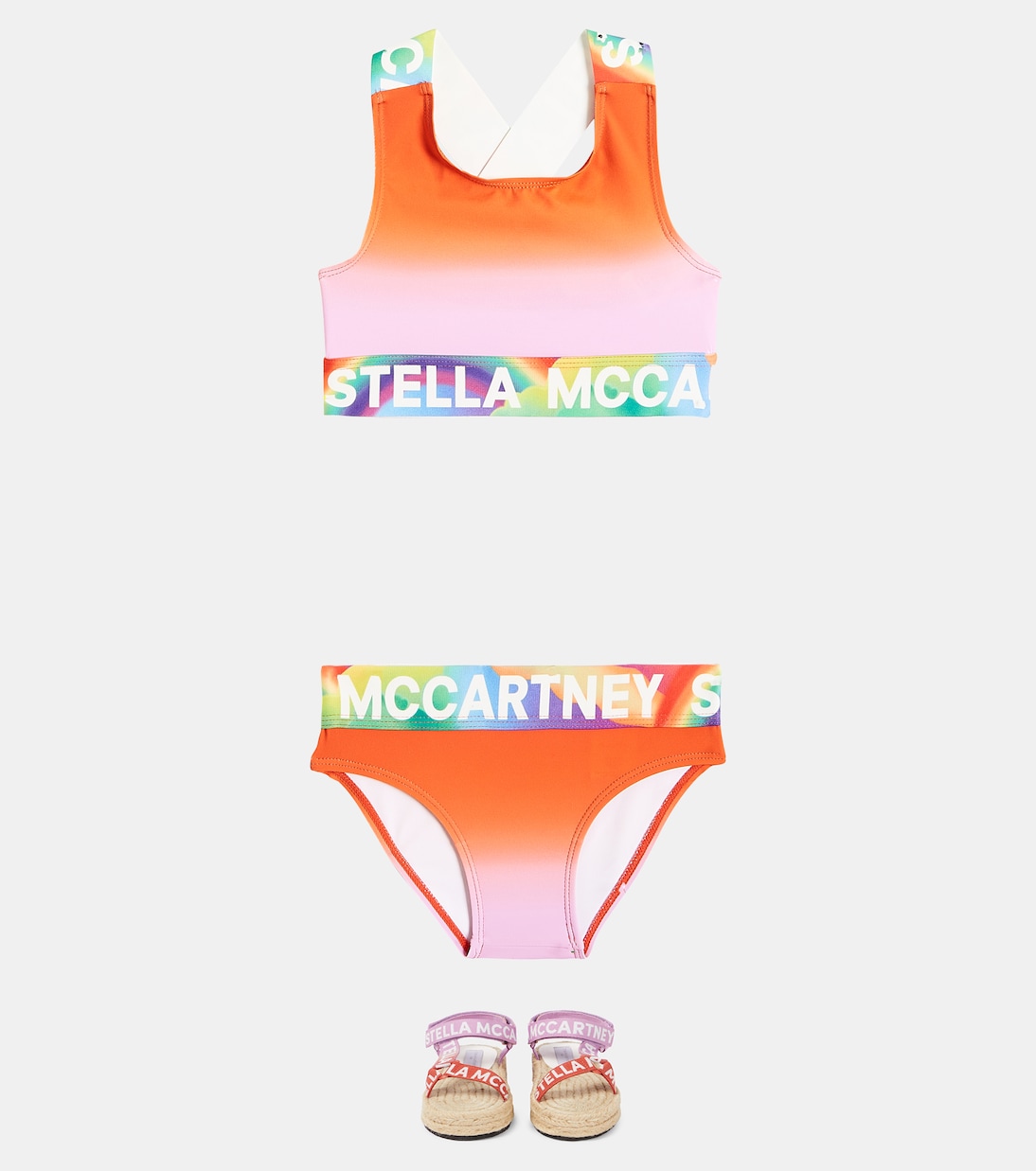Bikini tie-dye con logo | Stella McCartney Kids