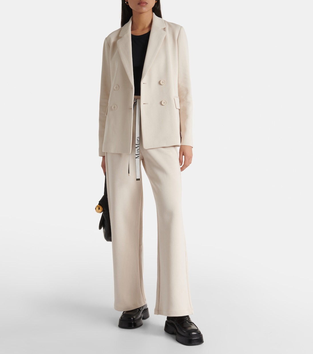 جاكيت بليزر من قطن جيرسيه مخلوط Scrigno | 'S Max Mara