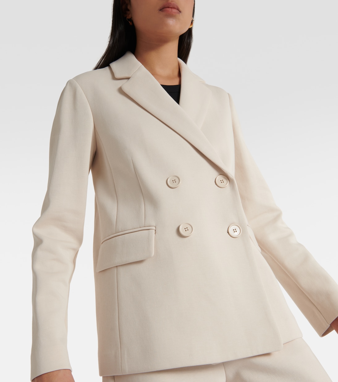 جاكيت بليزر من قطن جيرسيه مخلوط Scrigno | 'S Max Mara
