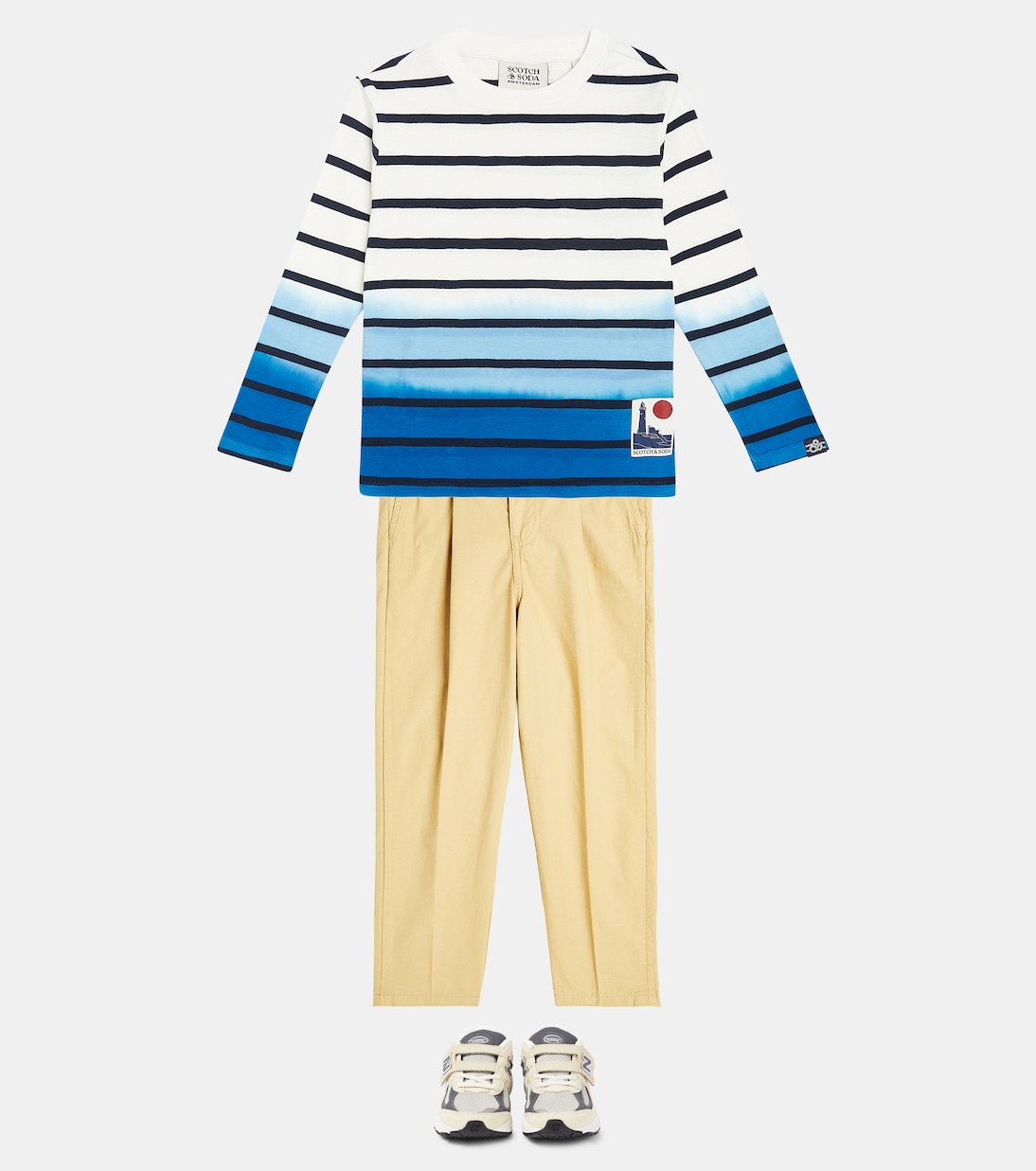 스트라이프 코튼 탑 | Scotch & Soda Kids