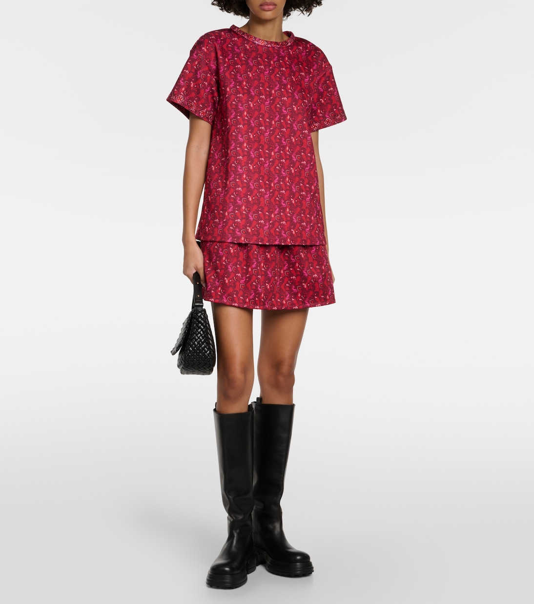 Falda midi Balocco floral adornada | Max Mara