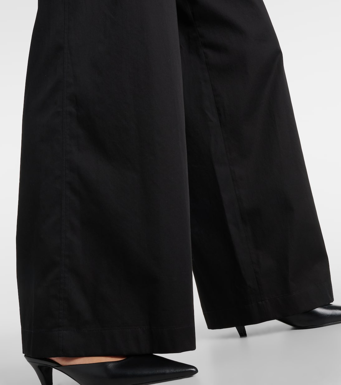 Tunis high-rise cotton wide-leg pants | Joseph