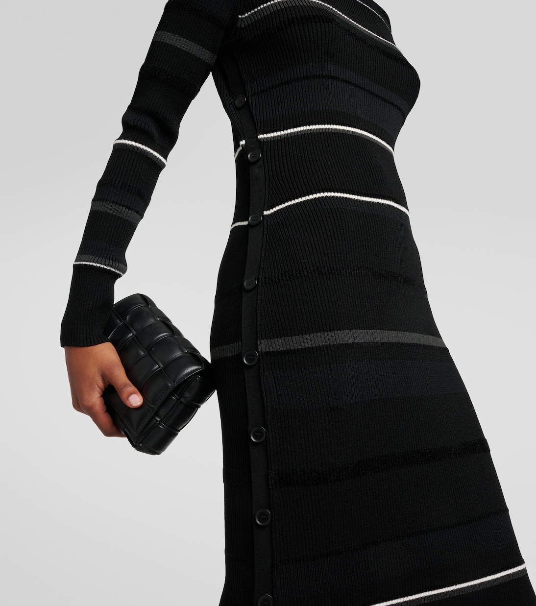 条纹针织中长连衣裙 | Proenza Schouler