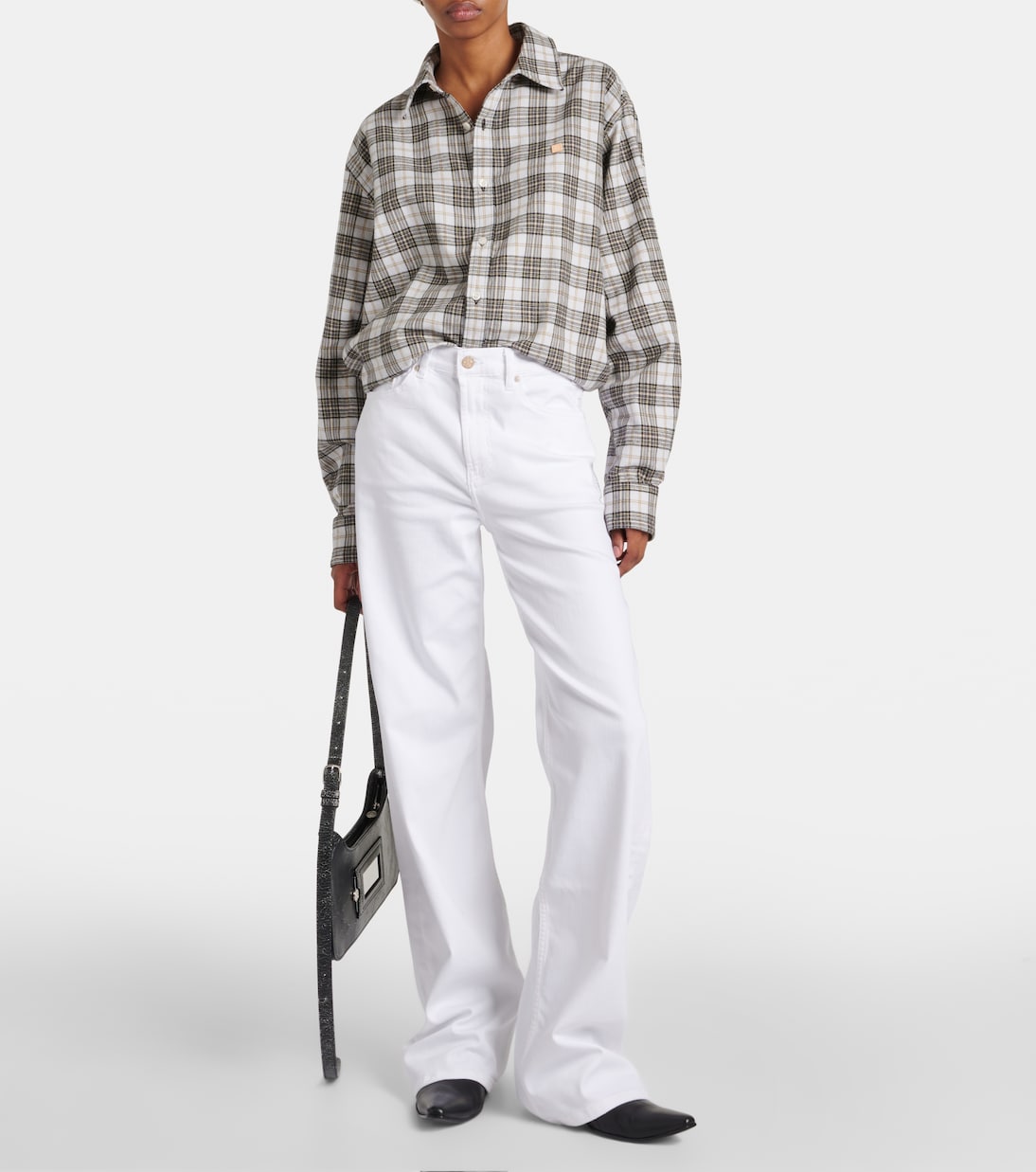 Jeans a gamba larga New Baggy Wide a vita alta | AG Jeans