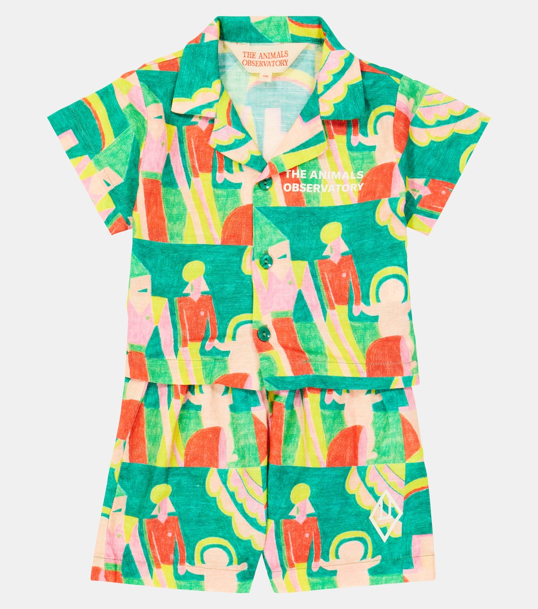 Bébé – Set chemise et short Magpie | The Animals Observatory