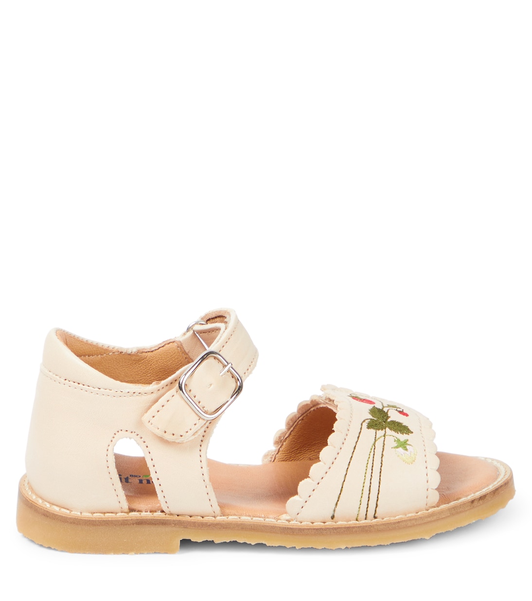 Sandali in pelle con ricamo | Petit Nord