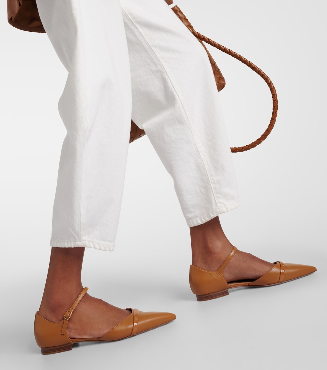 Ballerine Mary Jane Ulla in pelle | Malone Souliers