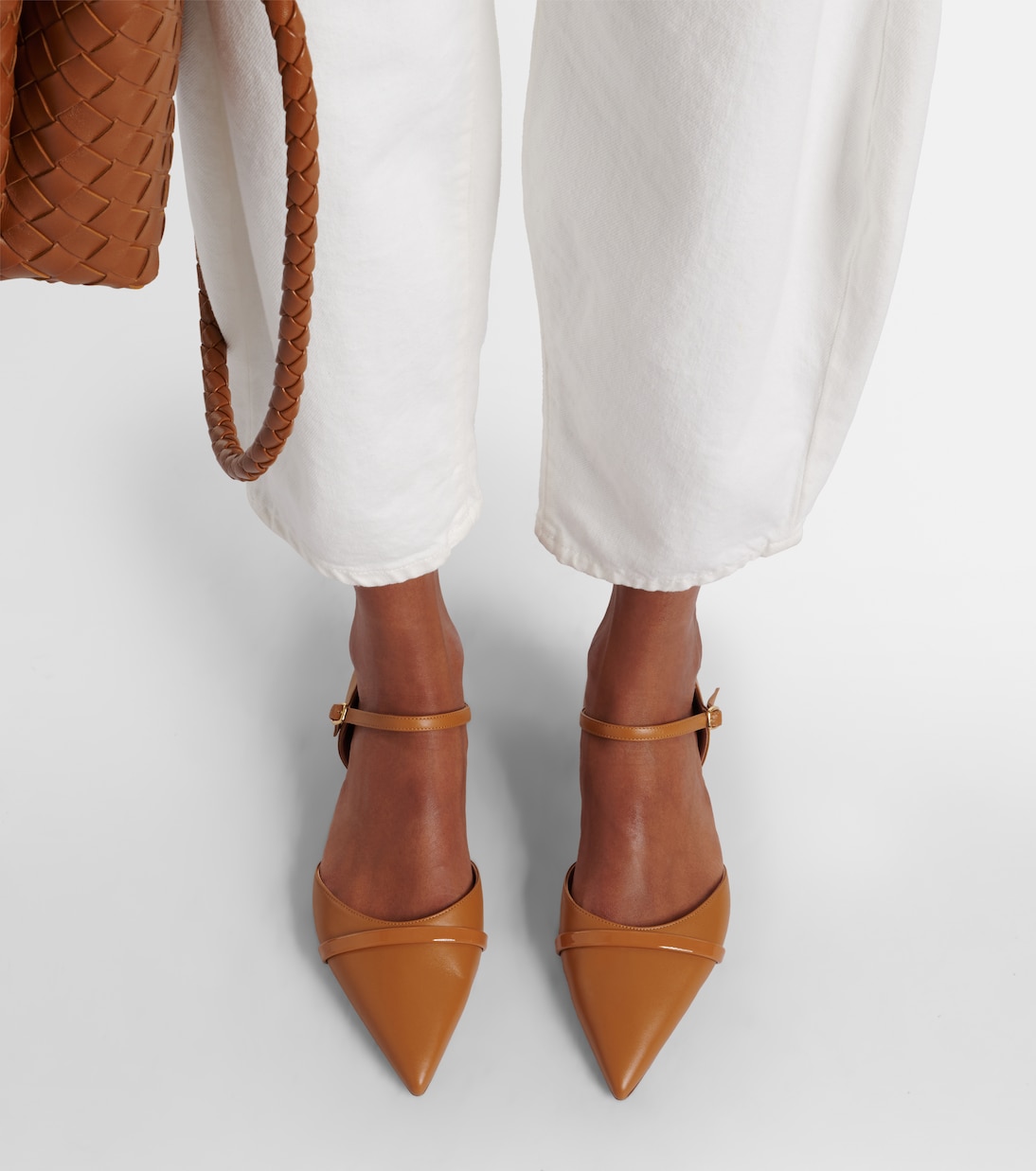 Ballerine Mary Jane Ulla in pelle | Malone Souliers