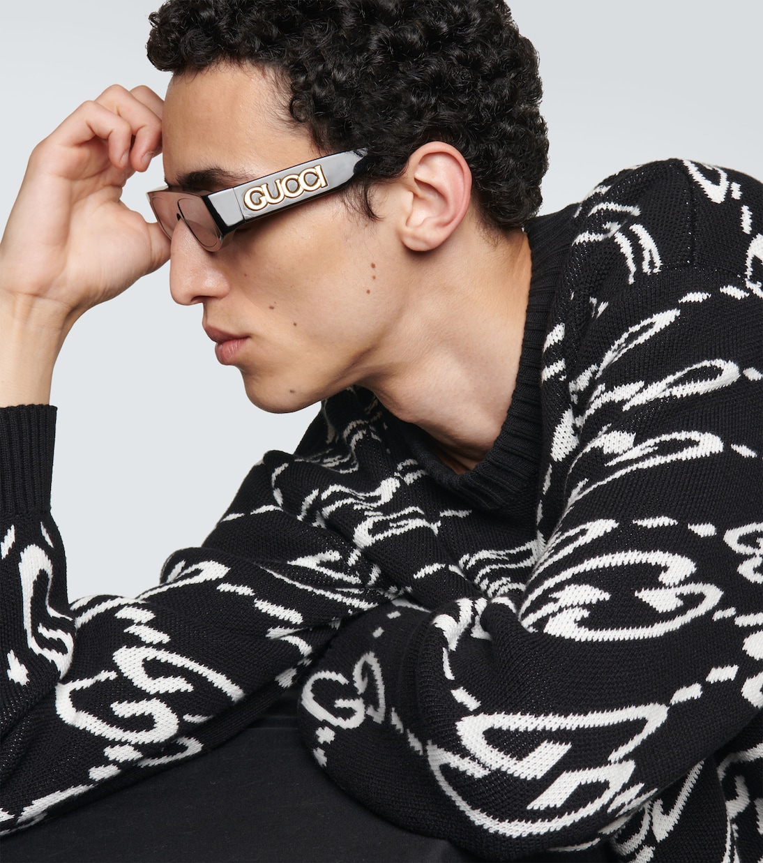 Gafas de sol rectangulares con logo | Gucci