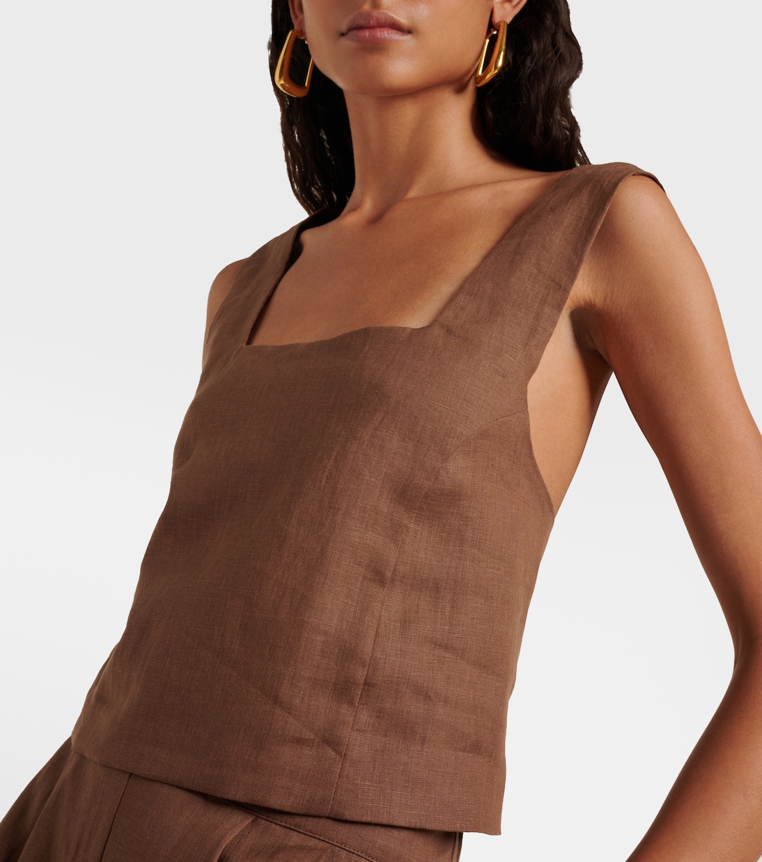 Cozumel linen tank top | Asceno