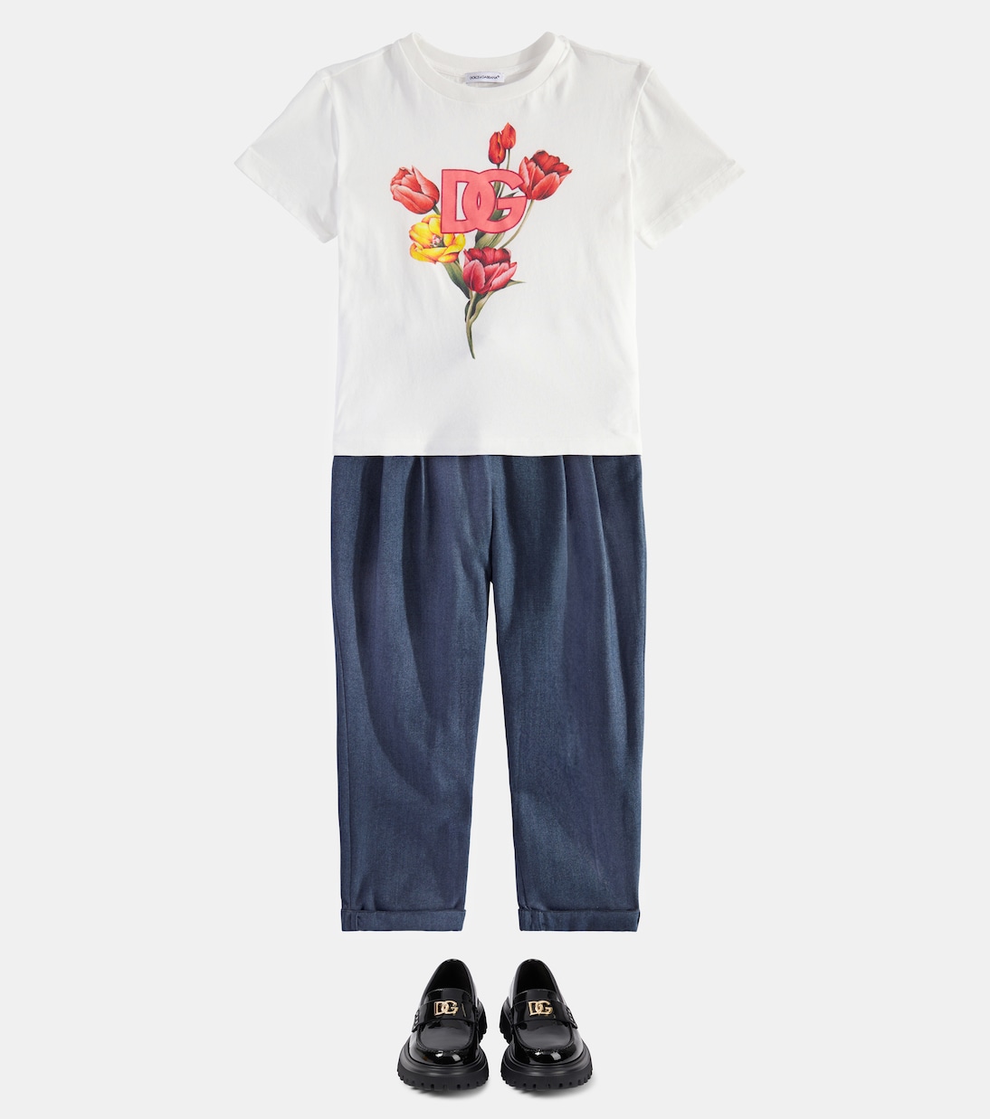 DG cotton jersey T-shirt | Dolce&Gabbana Kids