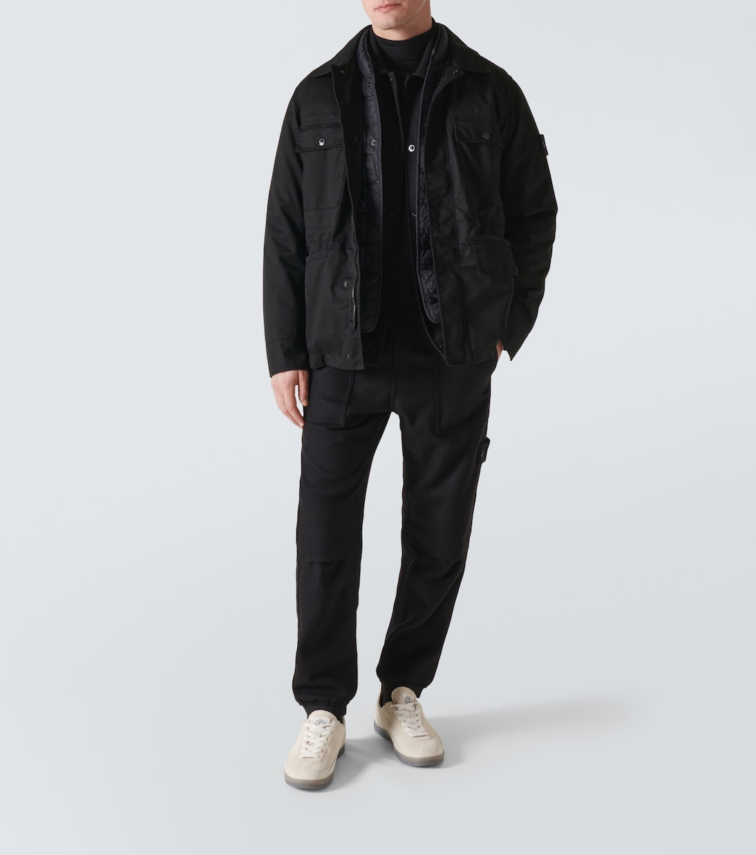 Chaqueta de plumas Ghost de sarga | Stone Island