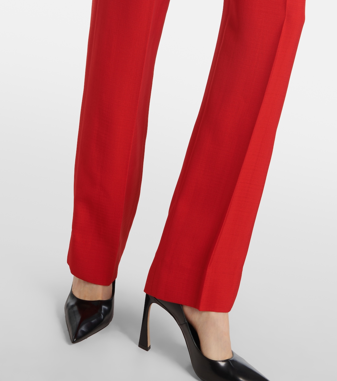 Pantaloni tapered a vita media | Victoria Beckham