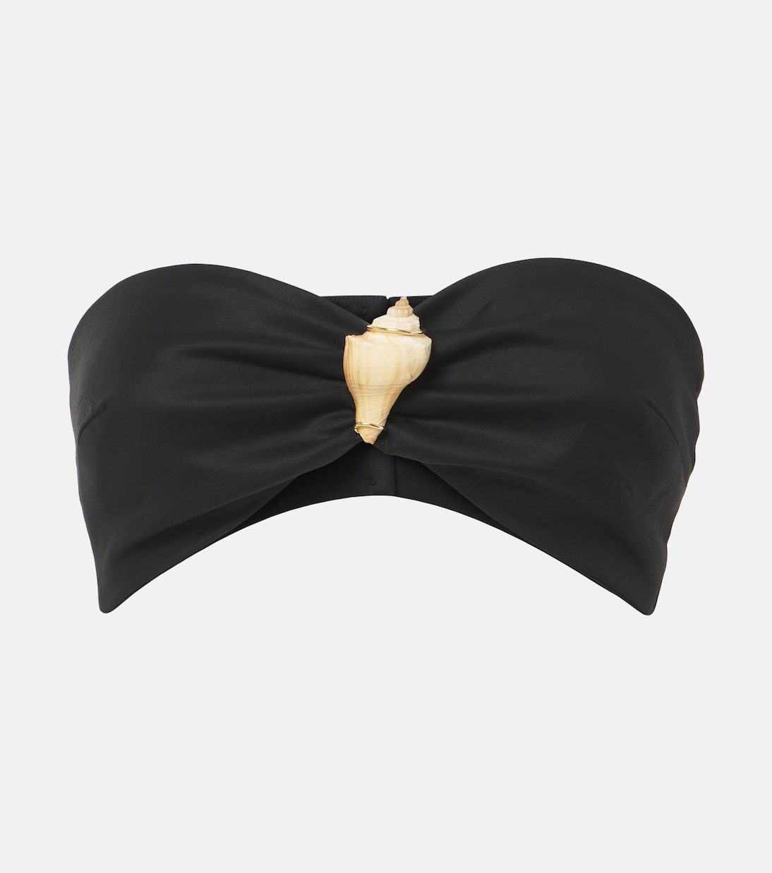 Top bandeau en coton mélangé à ornements | Adriana Degreas