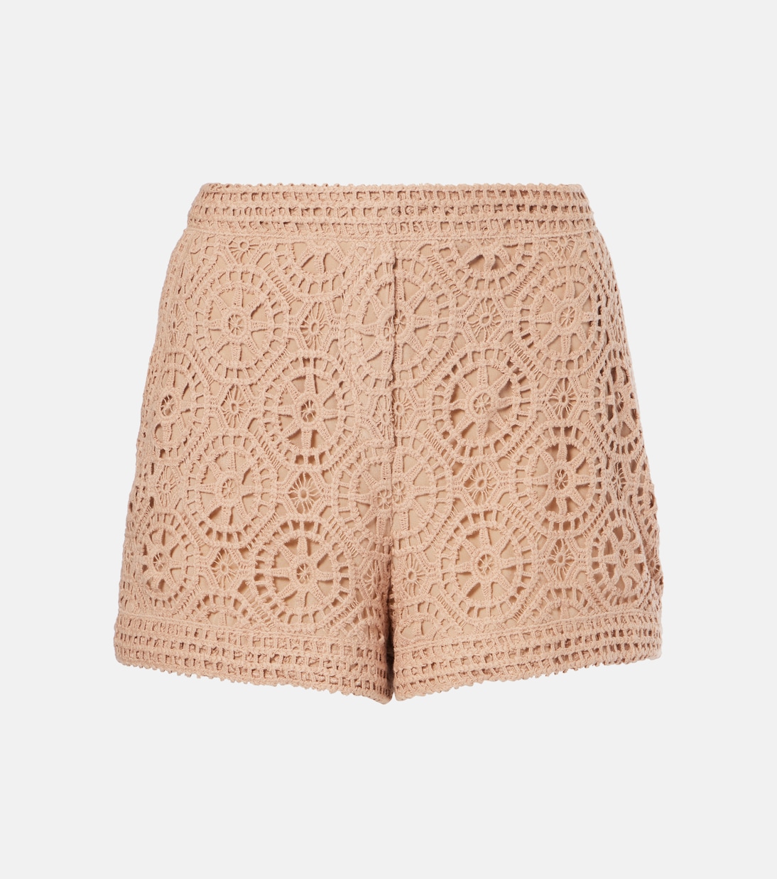 Shorts in macramé di misto cotone | Elie Saab