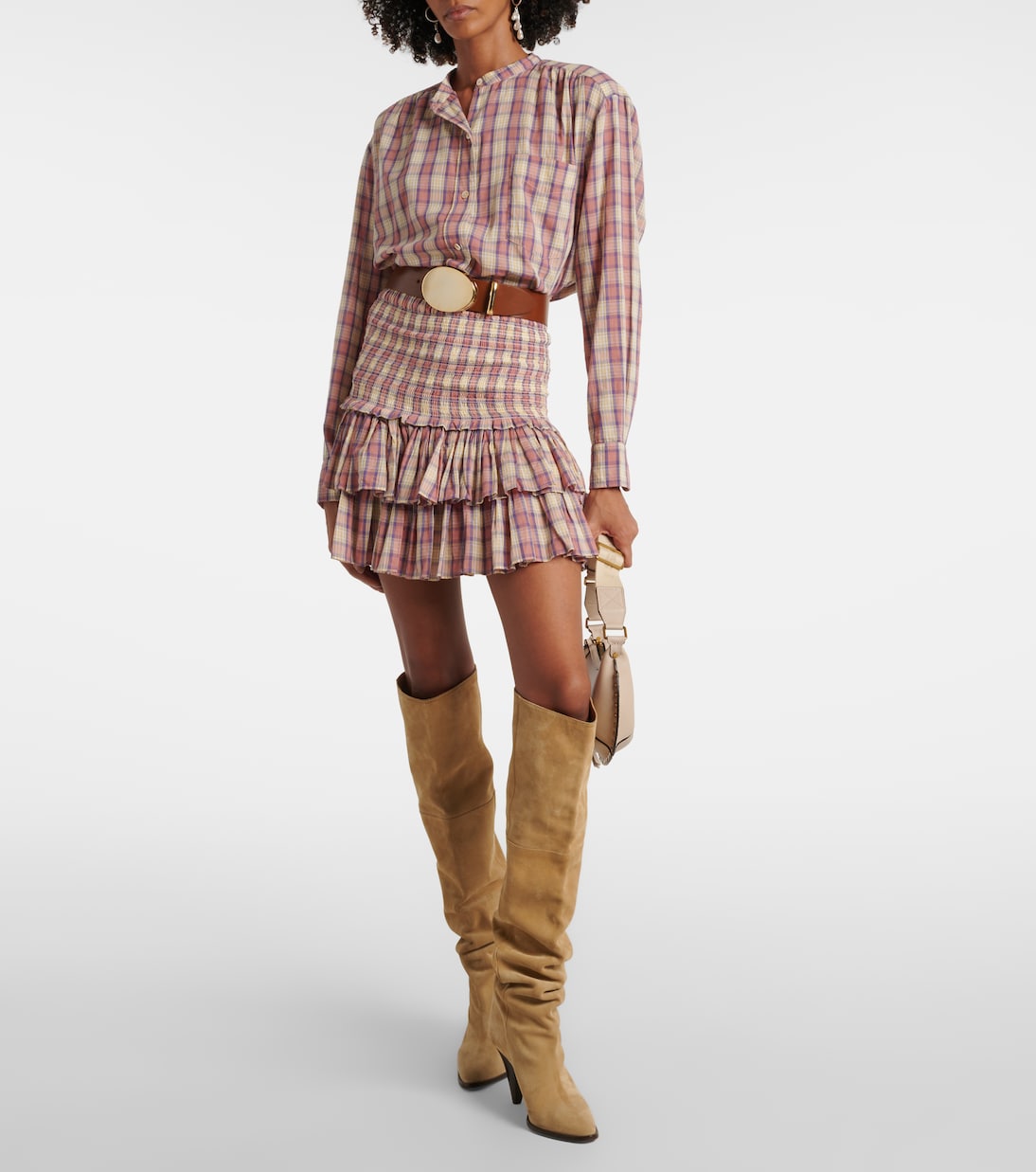 Camicia in voile di cotone a quadri | Marant Etoile