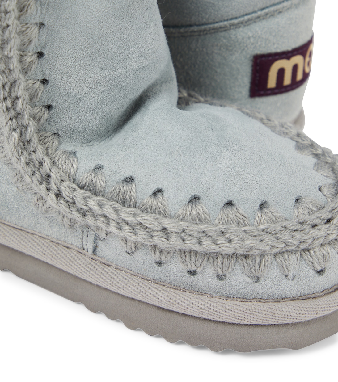 Stivaletti in suede con shearling | Mou Kids