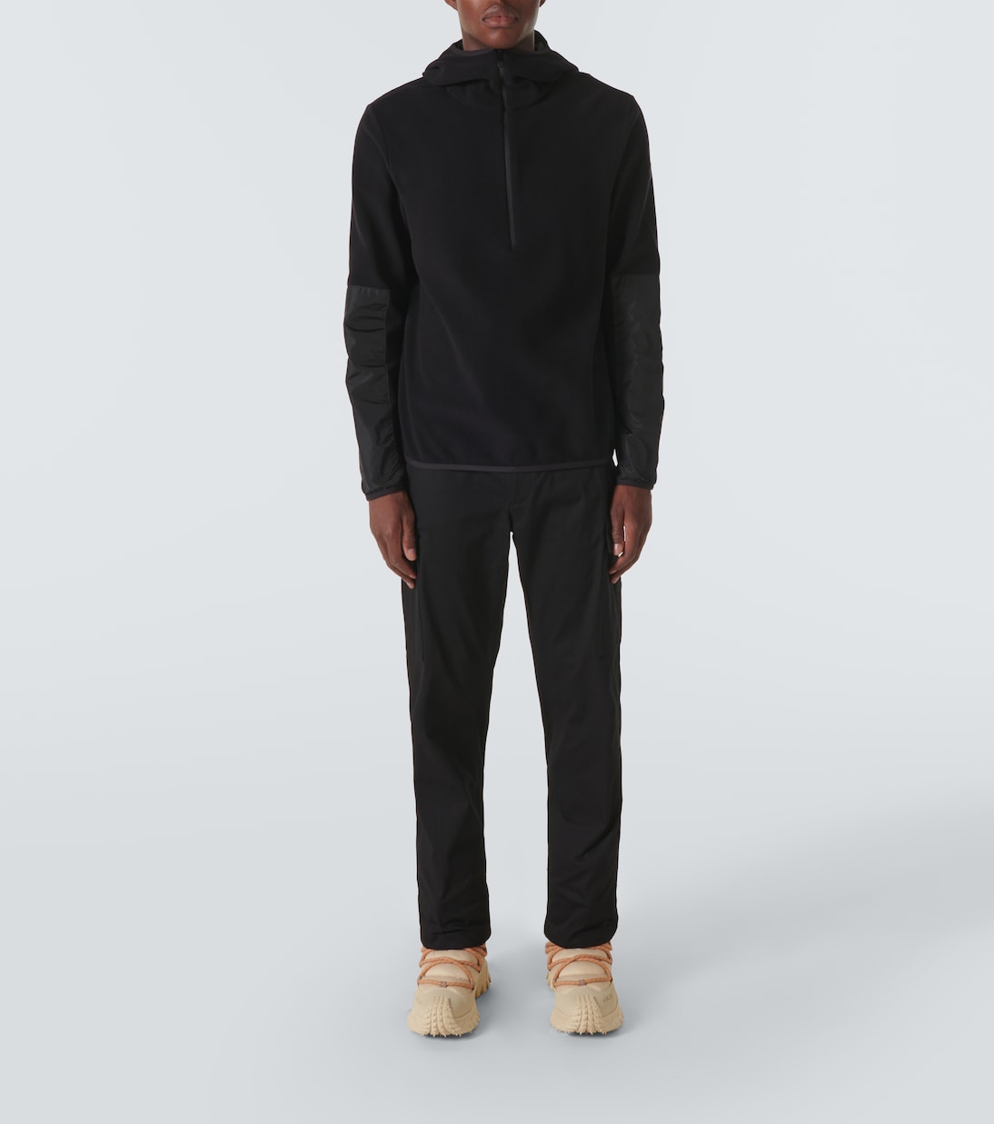 Sudadera con capucha y media cremallera | Moncler