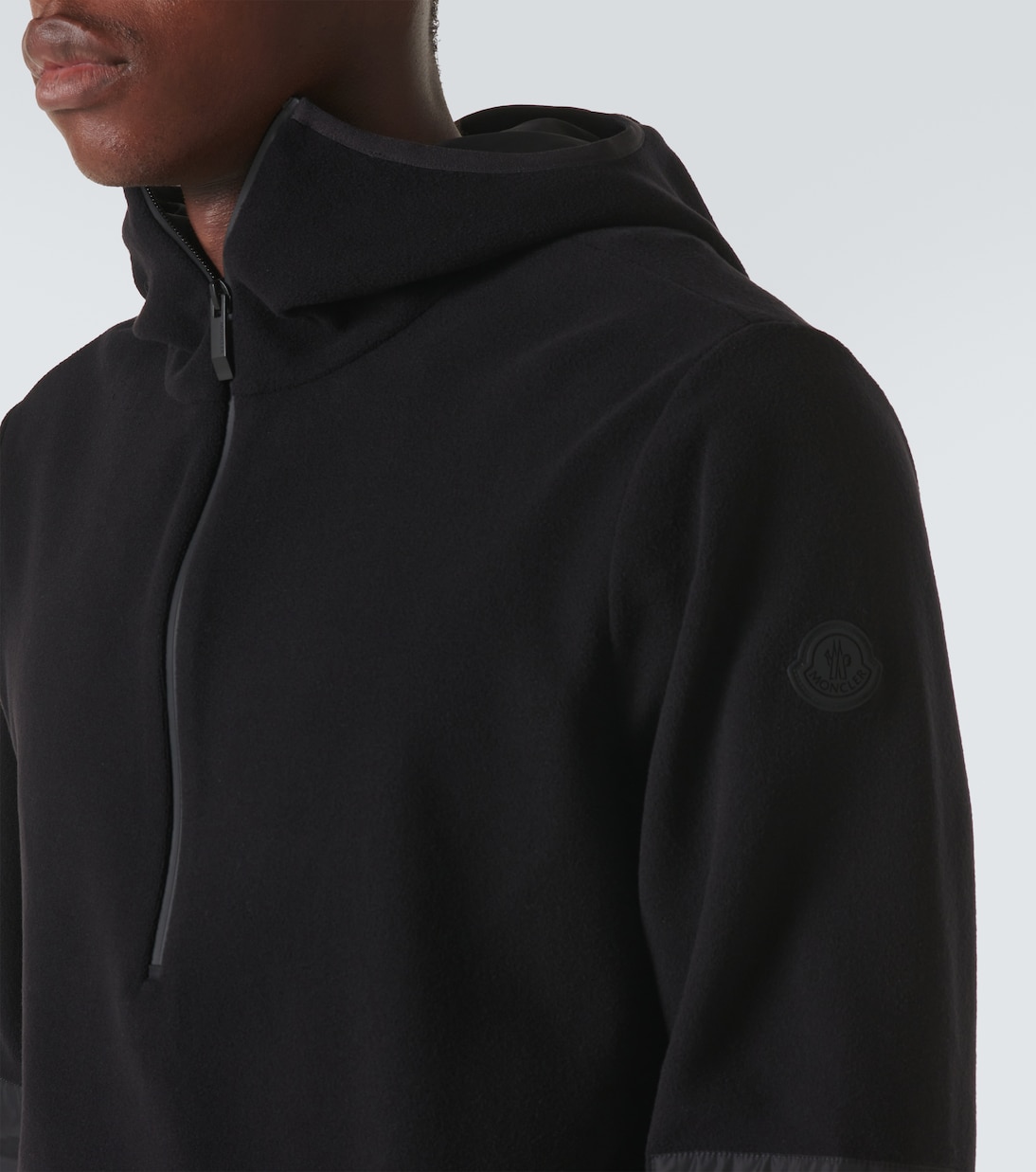 Sudadera con capucha y media cremallera | Moncler