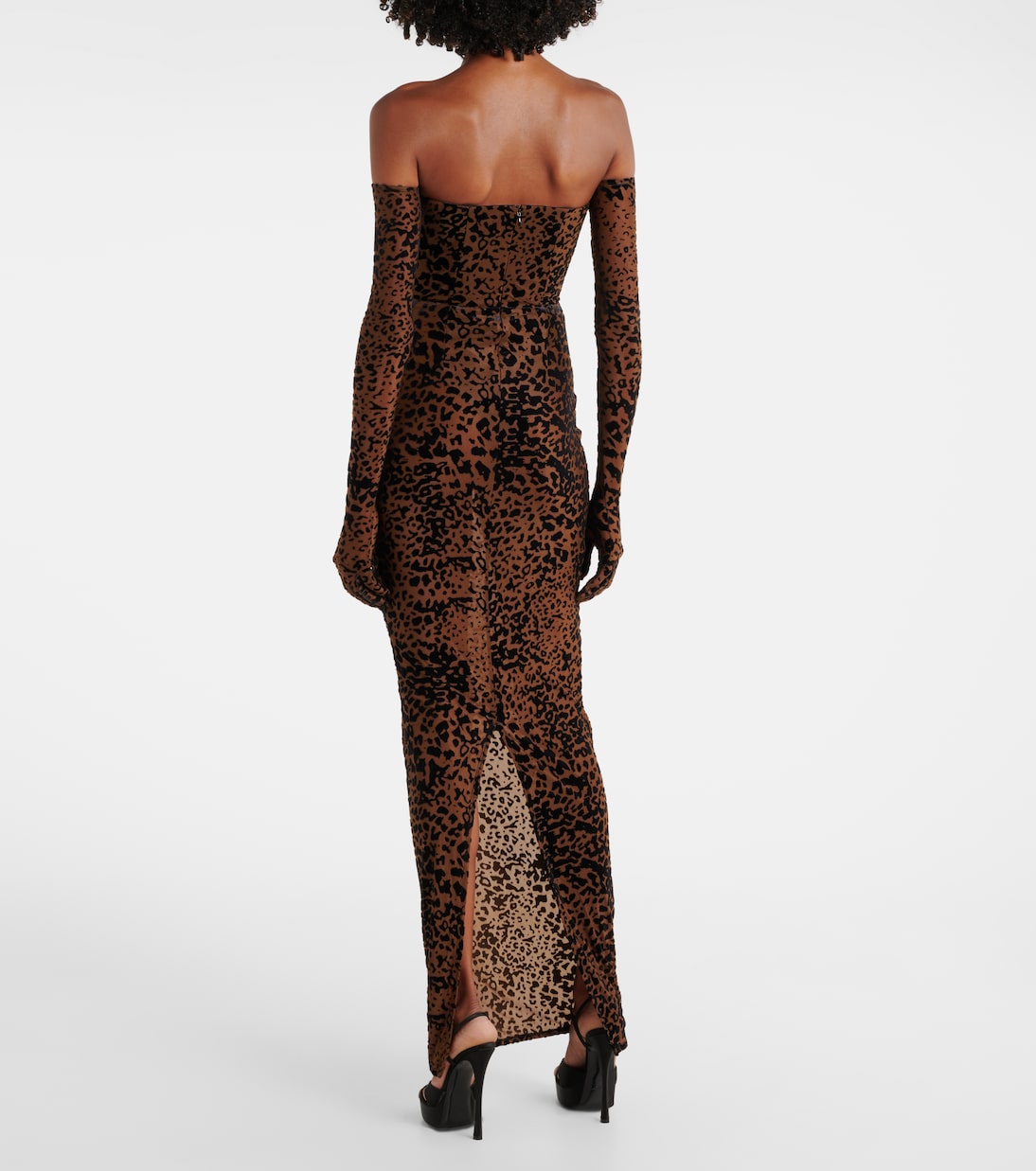 Leopard-print corset gown | Alex Perry