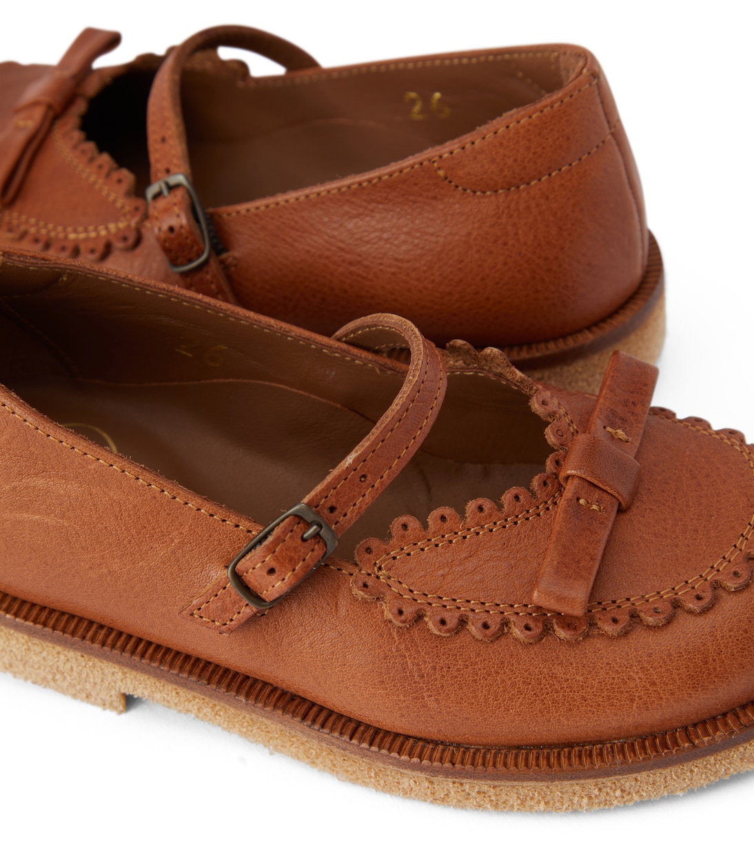 Ballerine Mary Jane Kava in pelle | PèPè