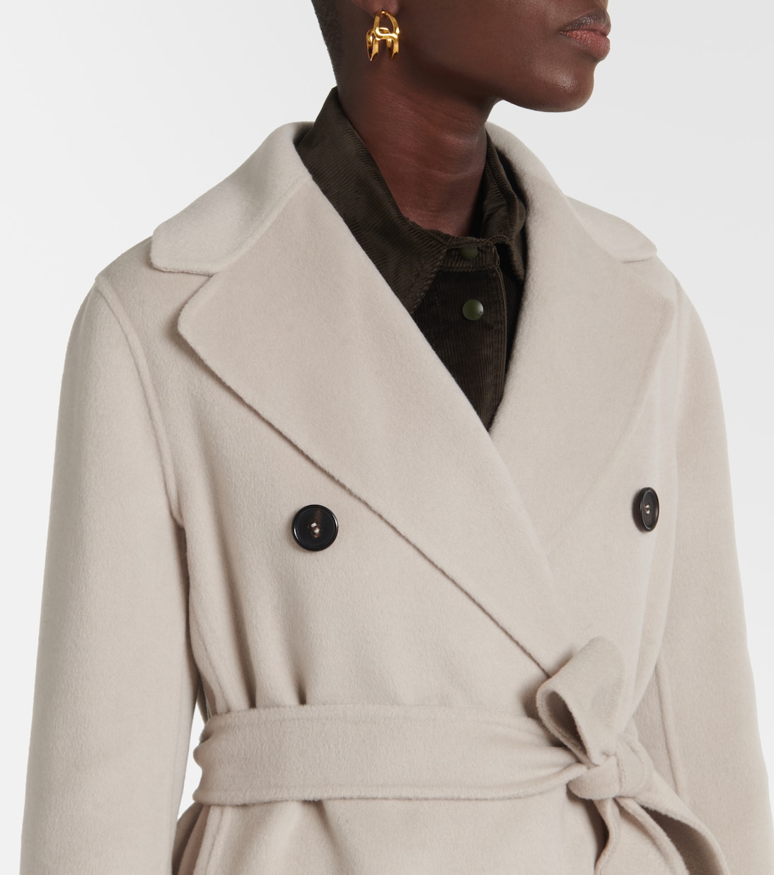 Double-breasted wool coat | 'S Max Mara