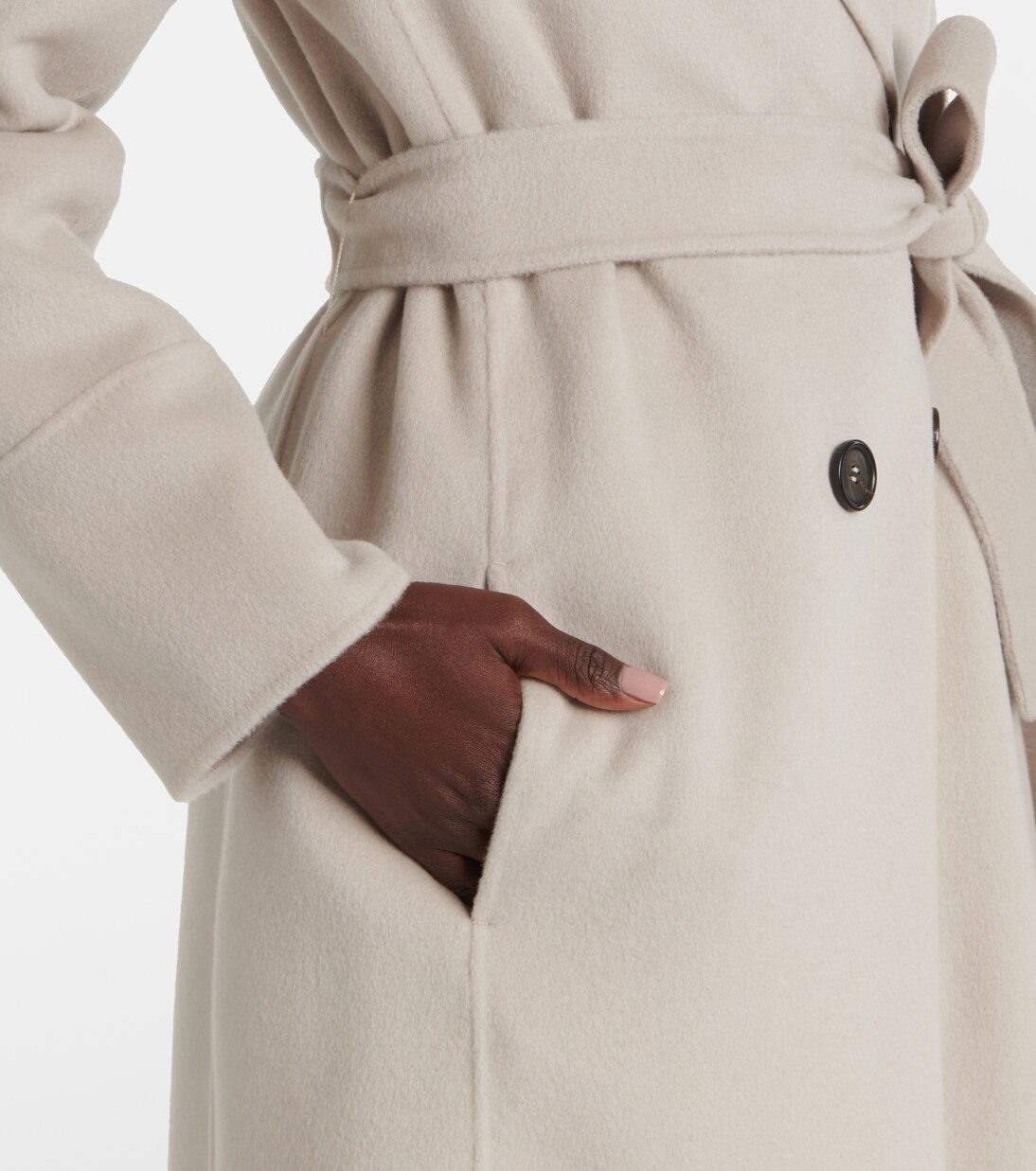 Double-breasted wool coat | 'S Max Mara
