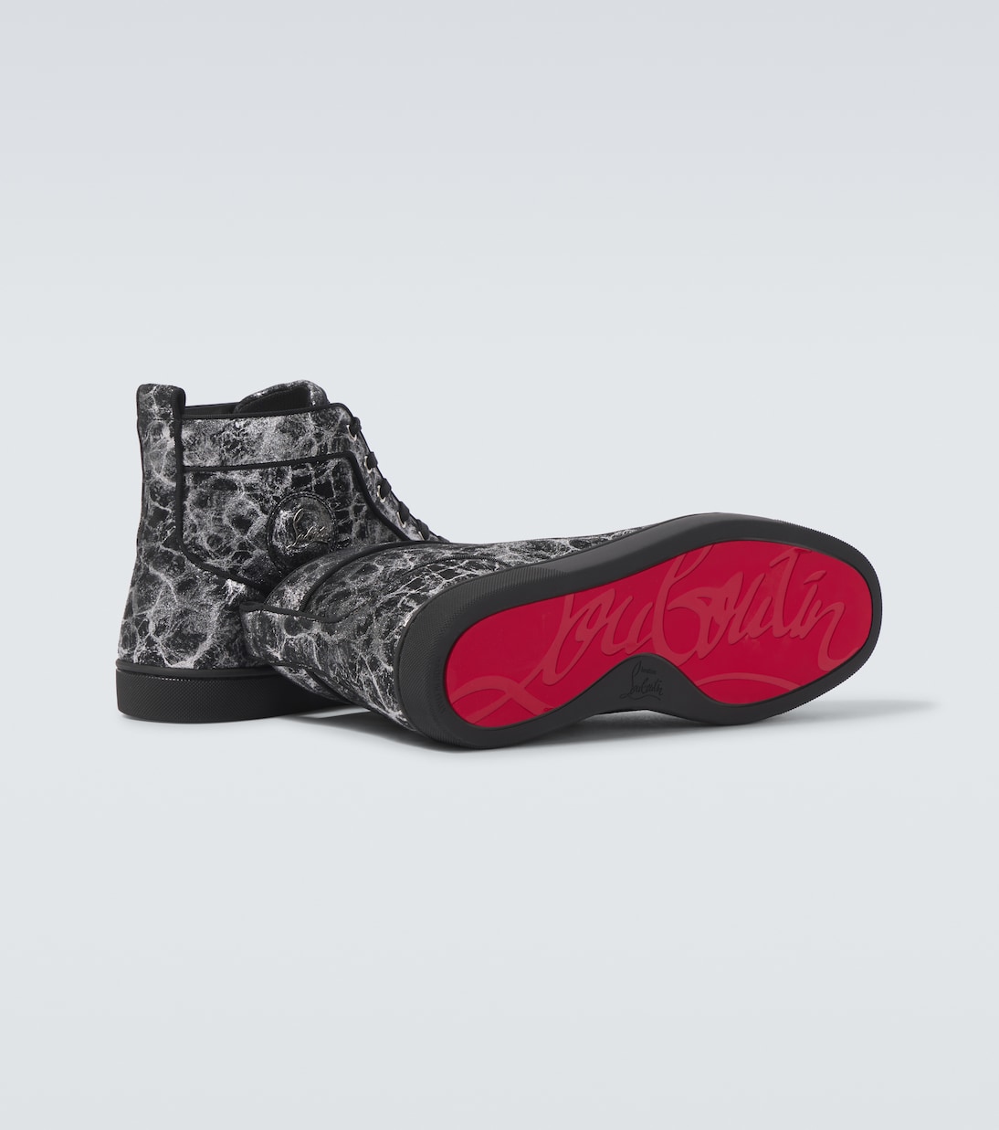 Baskets Louis imprimées en cuir | Christian Louboutin