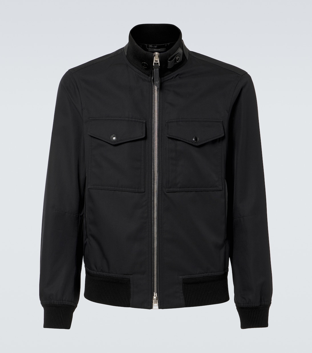 Giacca blouson in twill di cotone e seta | Tom Ford
