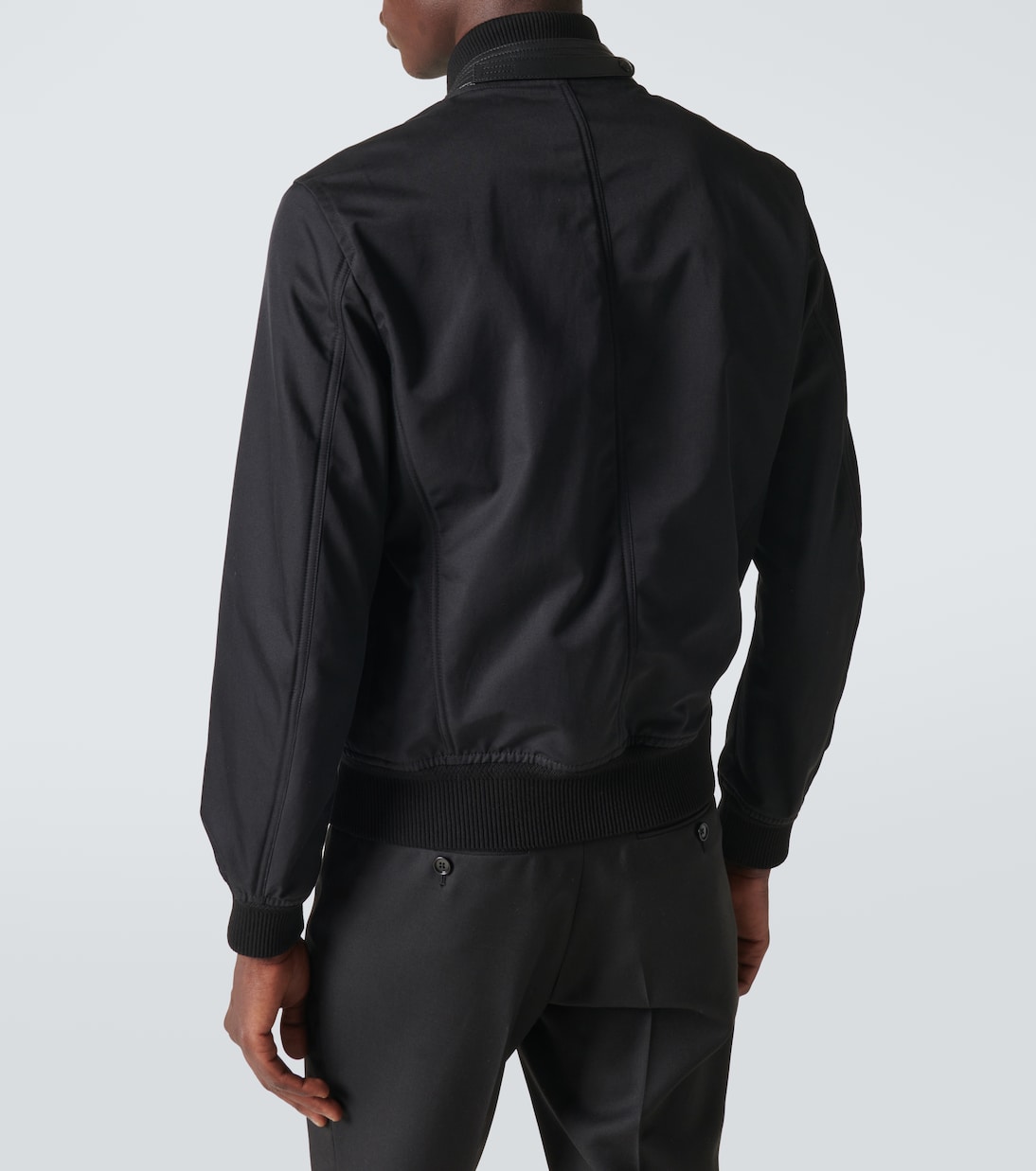 Giacca blouson in twill di cotone e seta | Tom Ford