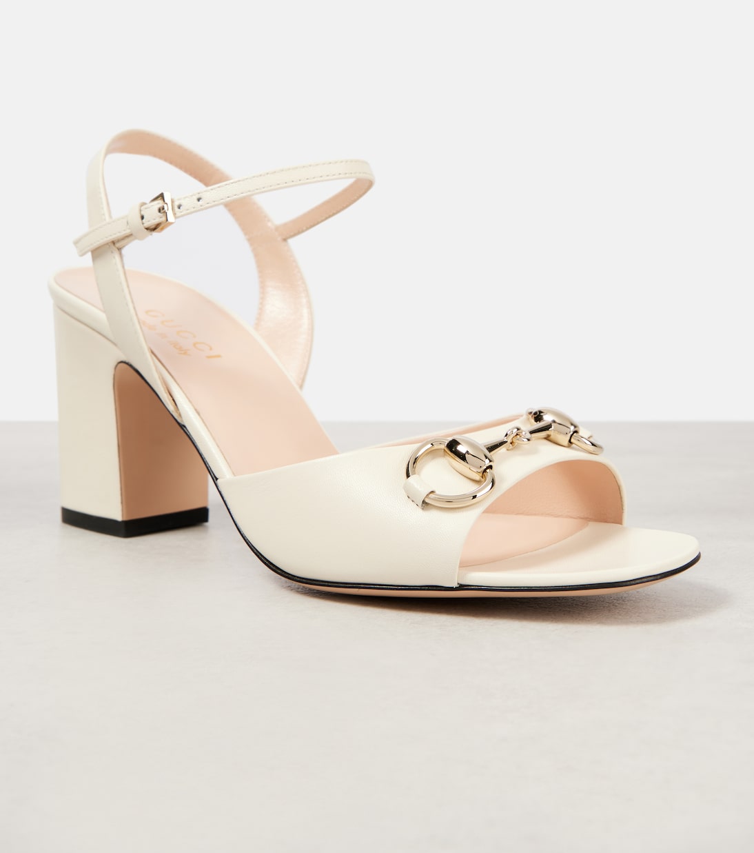 Horsebit leather sandals | Gucci