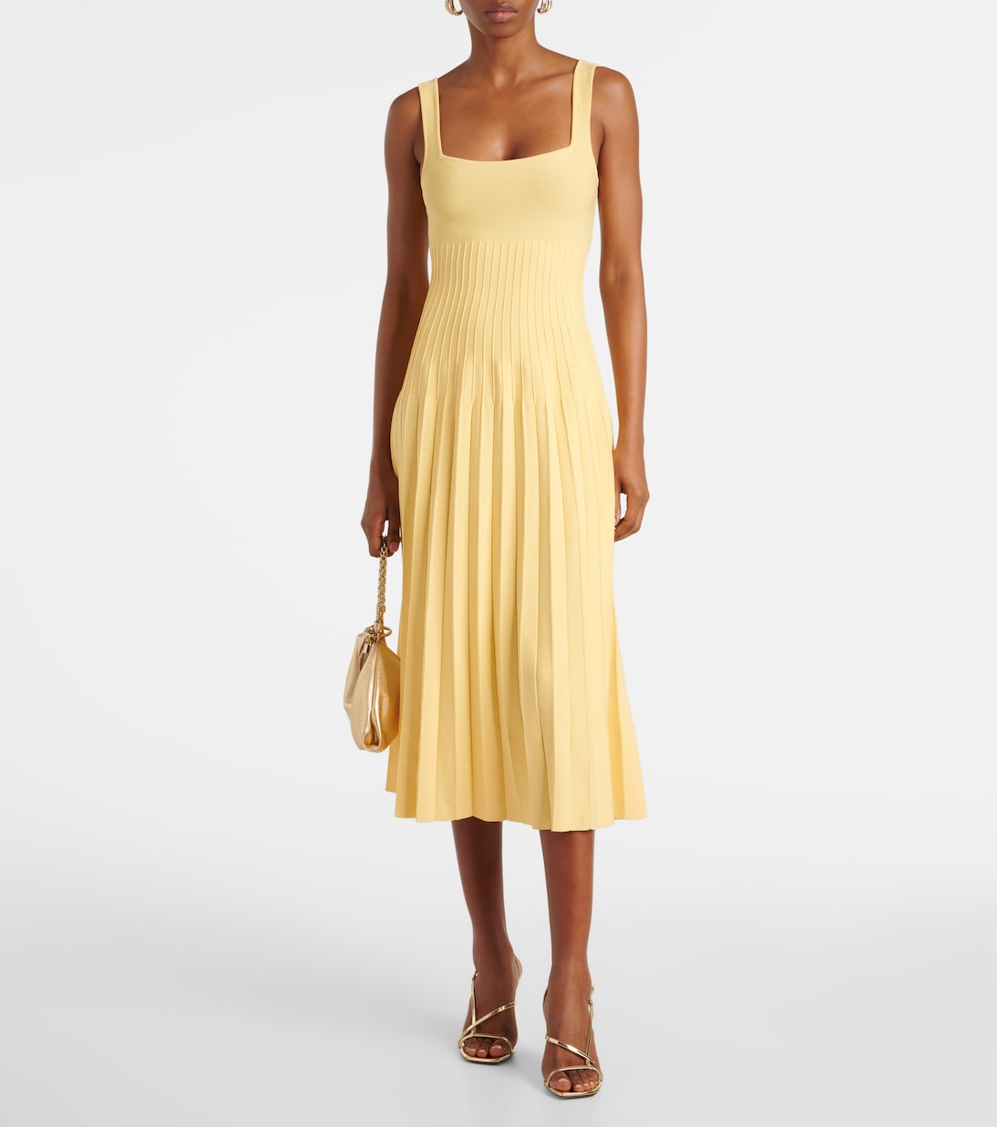 Abito midi Ellison in maglia | Staud