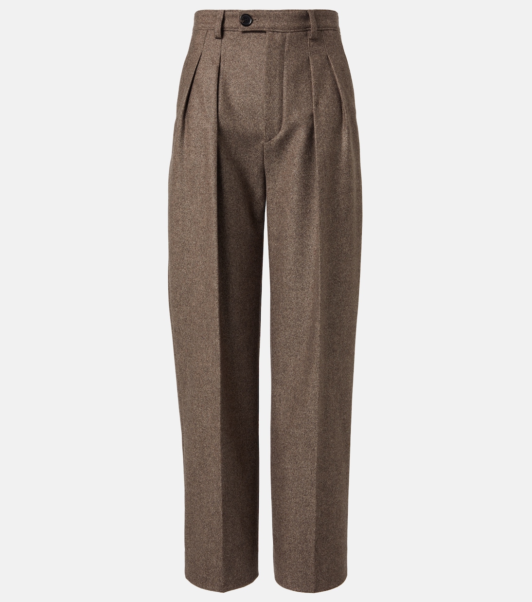 Pantaloni a gamba larga in lana e cashmere | Loro Piana