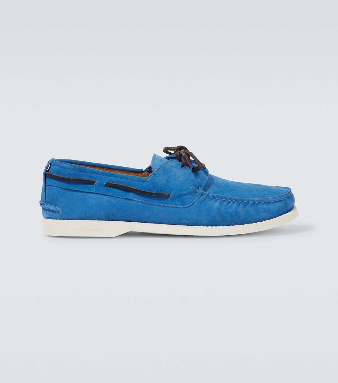 Segelschuhe aus Veloursleder | Kiton