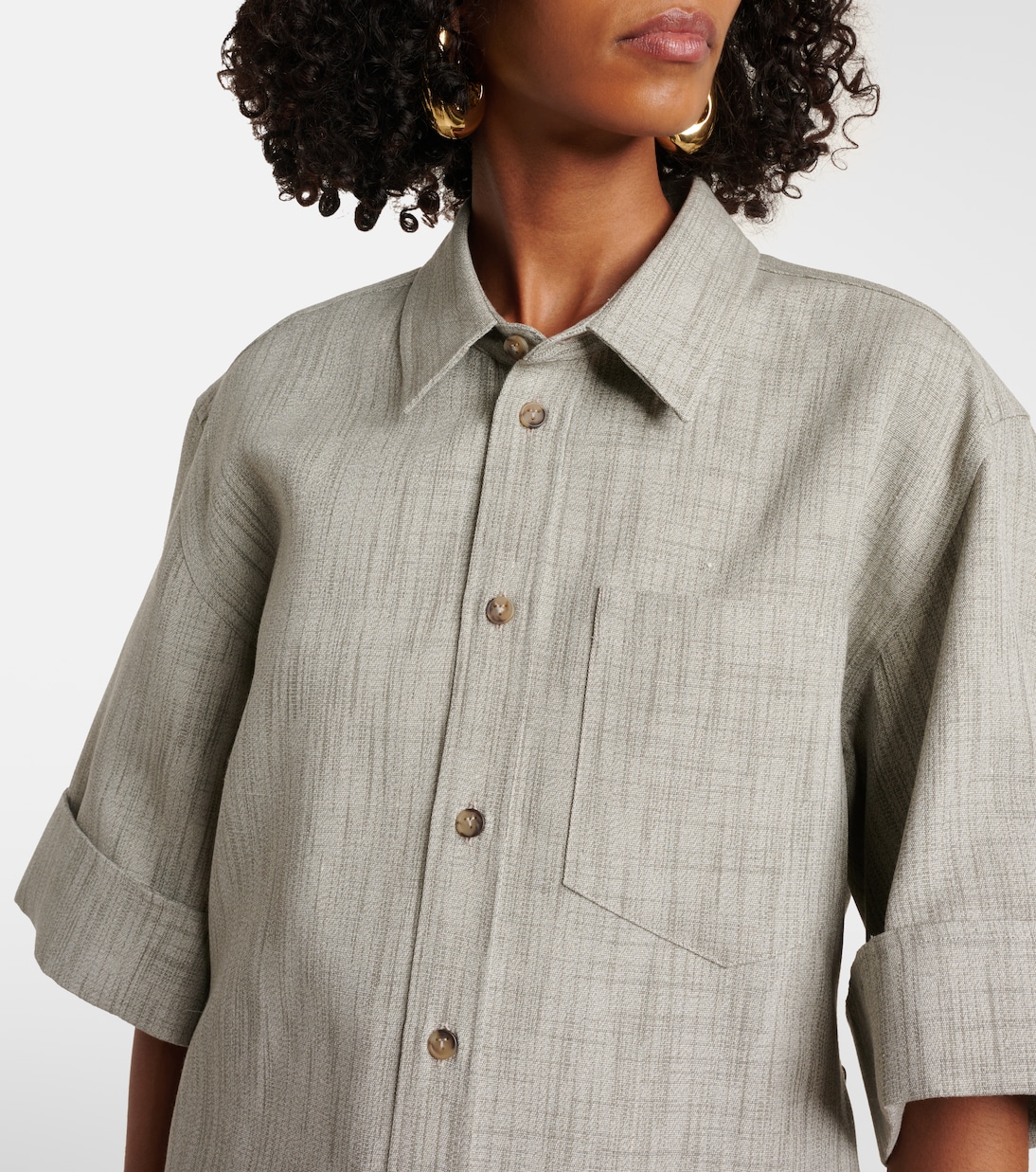 Camicia in seta, lana e cotone  | Tod's