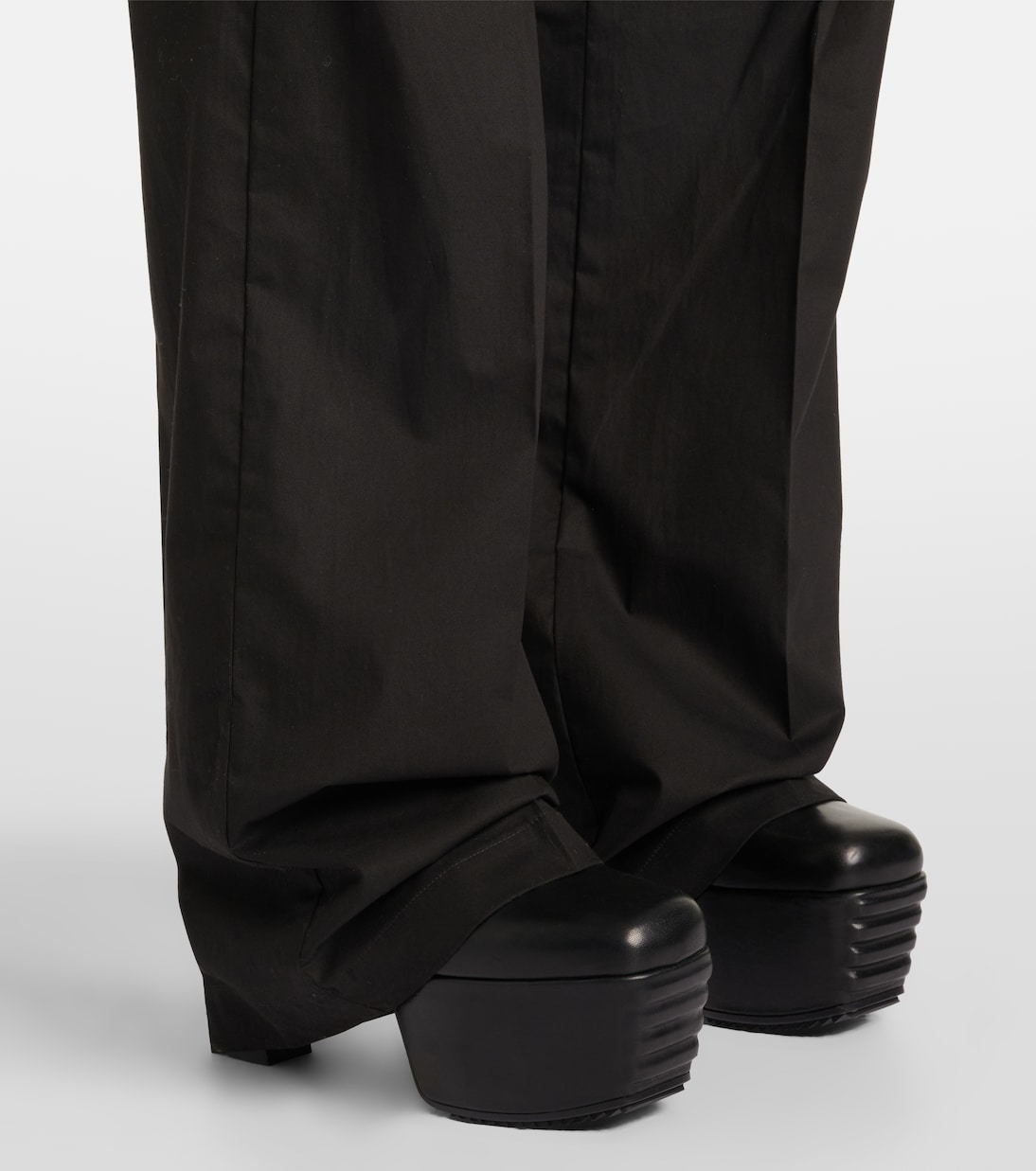 Pantaloni regular Dietrich Drawstring in cady di crêpe  | Rick Owens