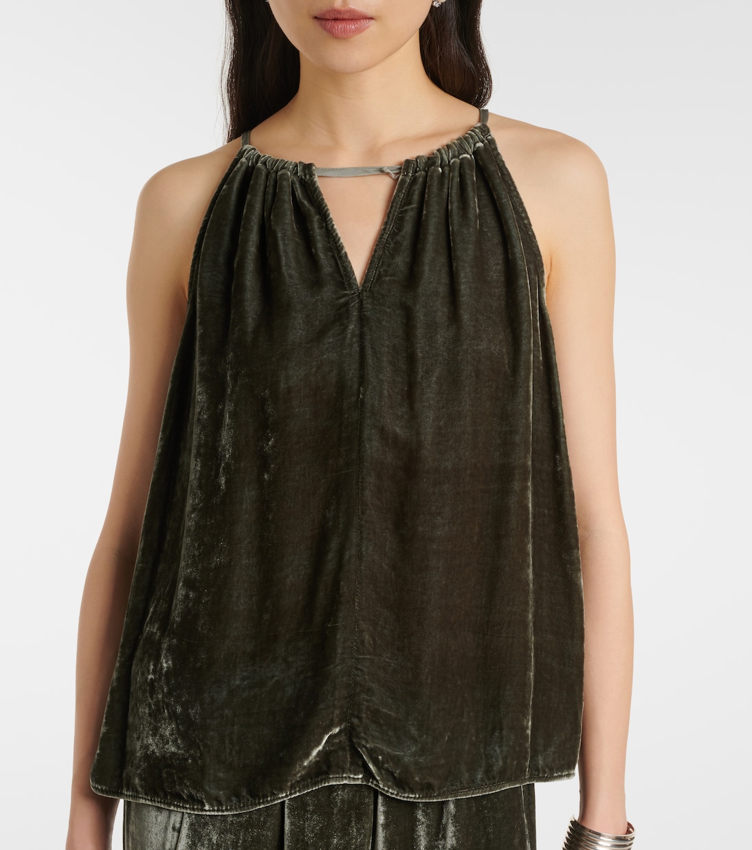 Top Aleah in velluto | Velvet