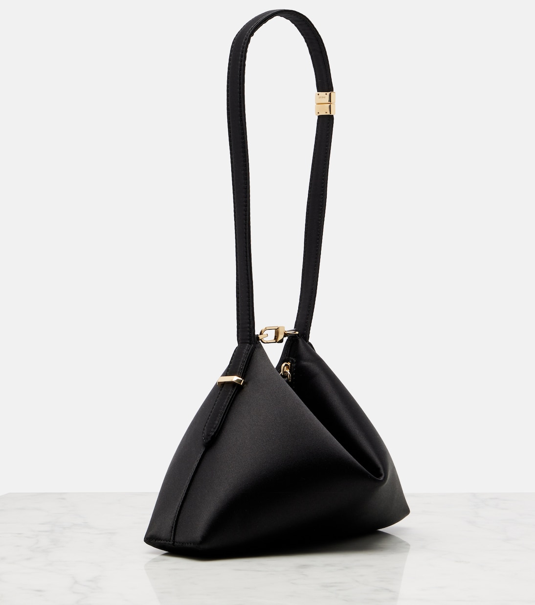 Borsa a spalla Scoop Mini in raso | Toteme