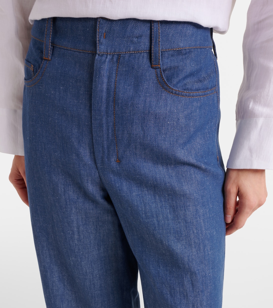 Pantaloni a gamba larga Dante in twill di lino | 'S Max Mara