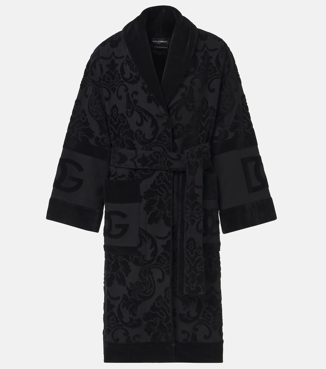 Accappatoio DG in spugna di cotone | Dolce&Gabbana Casa