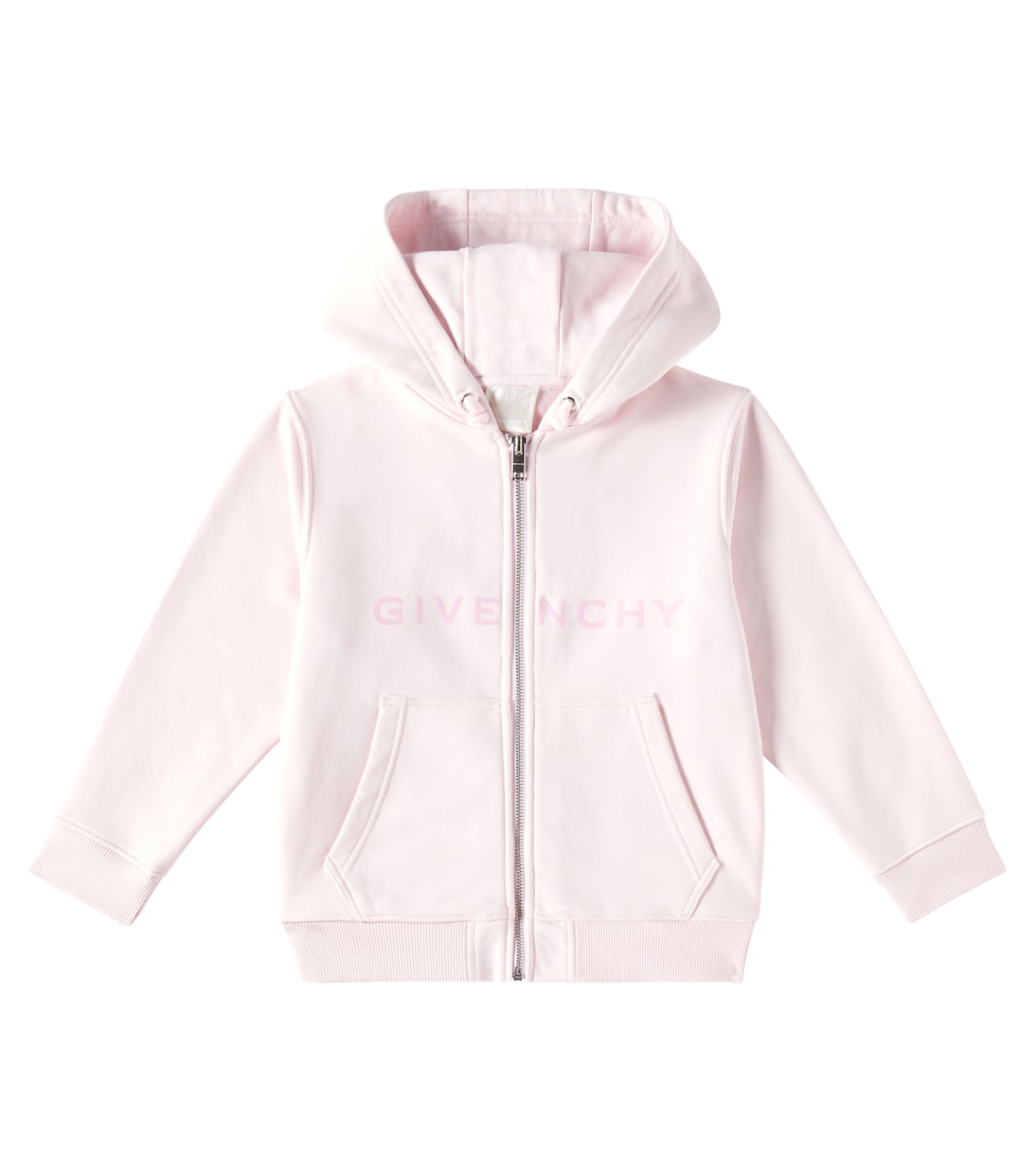 Felpa in jersey di misto cotone con zip | Givenchy Kids