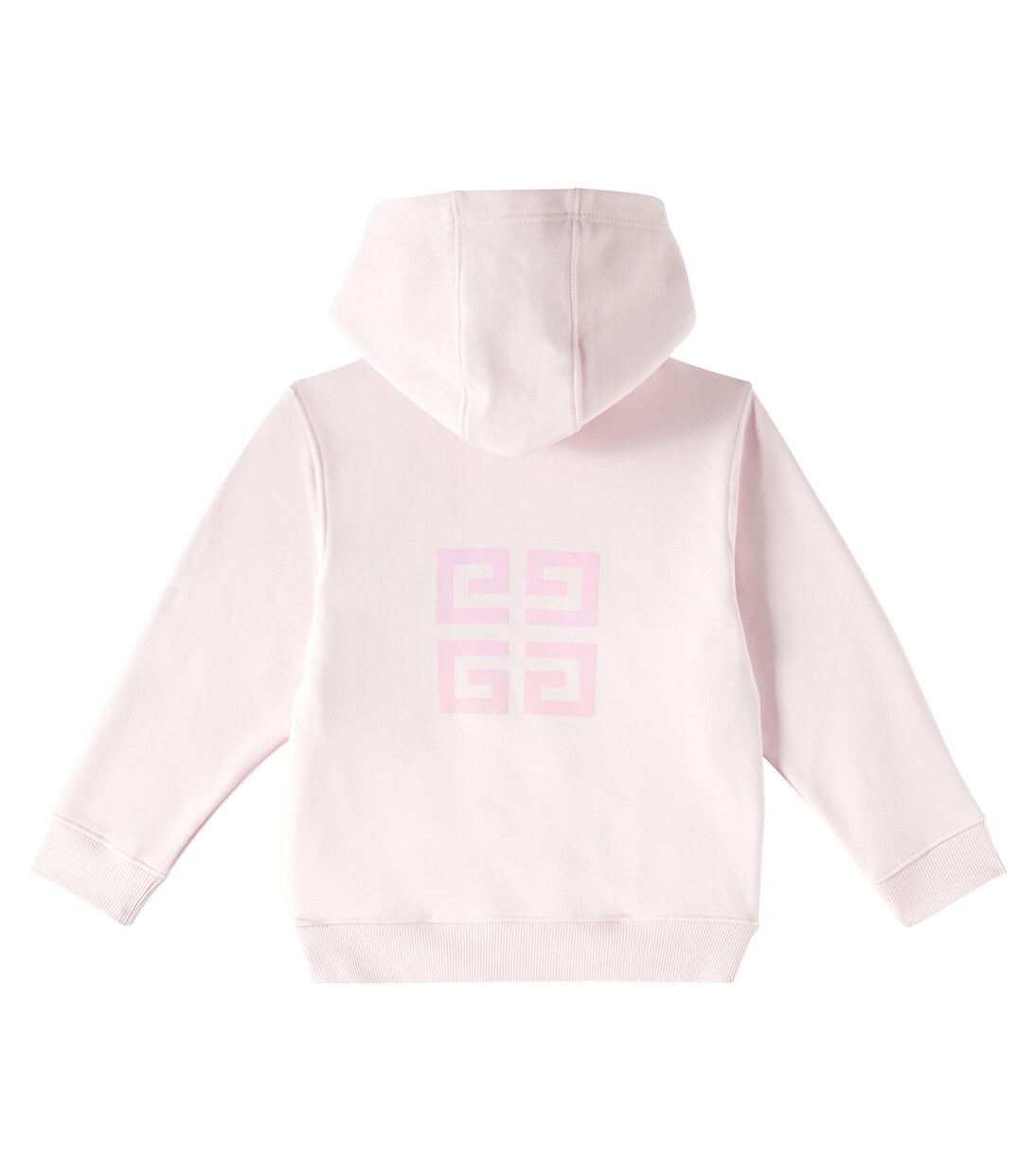 Felpa in jersey di misto cotone con zip | Givenchy Kids