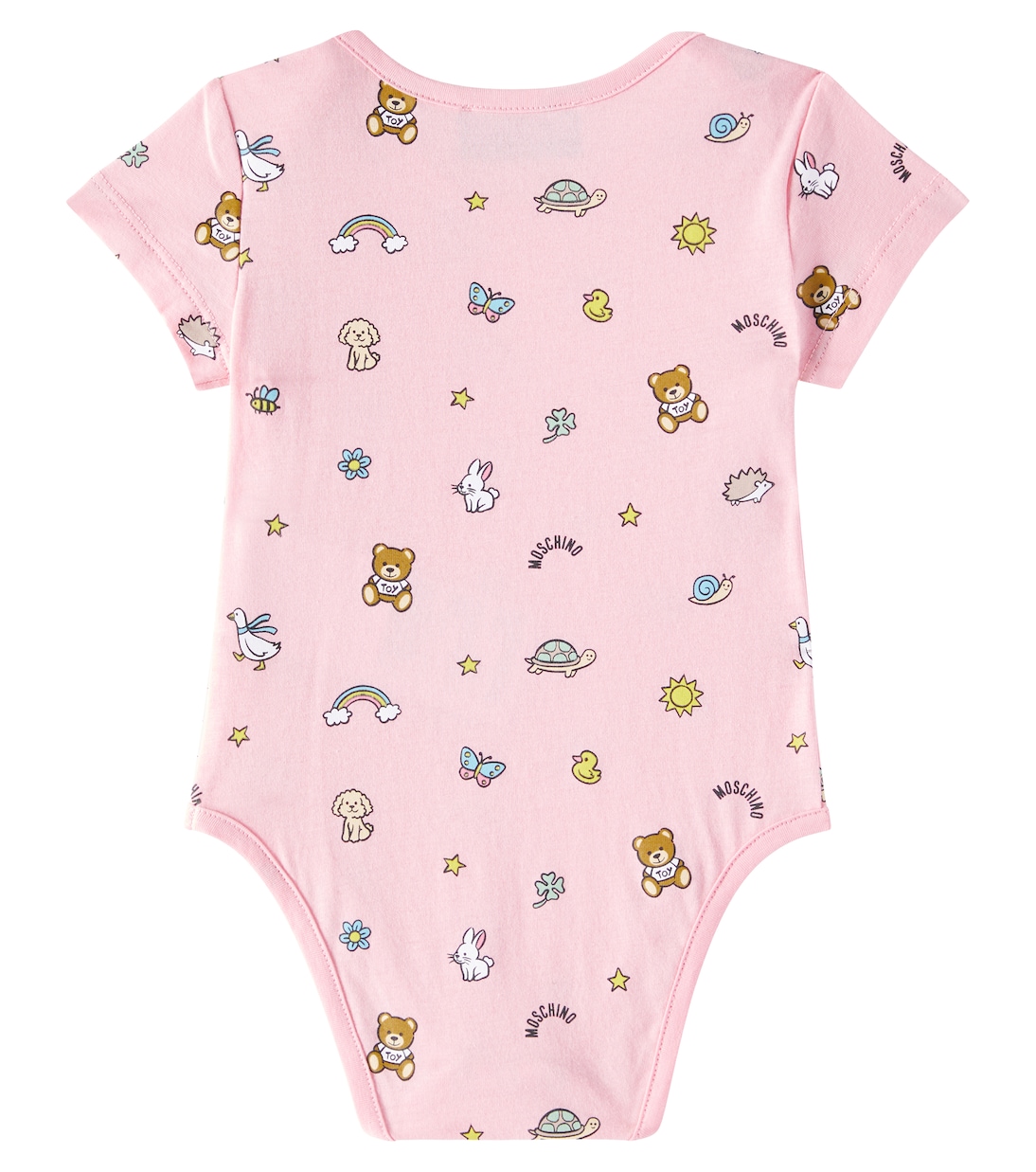 Baby Teddy Bear set of 2 cotton bodysuits | Moschino Kids