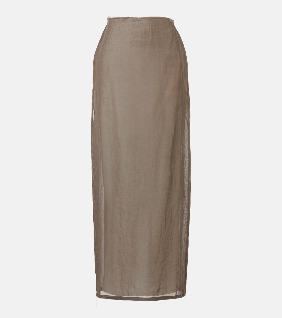 Zaira deconstructed cotton maxi skirt | The Row