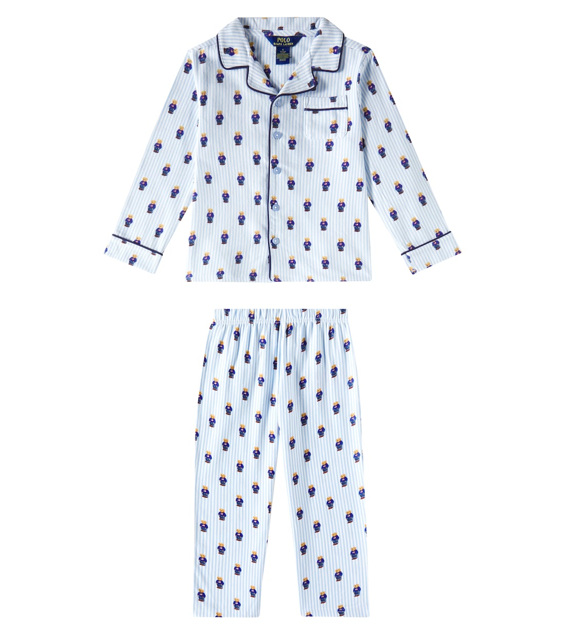 Polo Bear cotton pajamas | Polo Ralph Lauren Kids