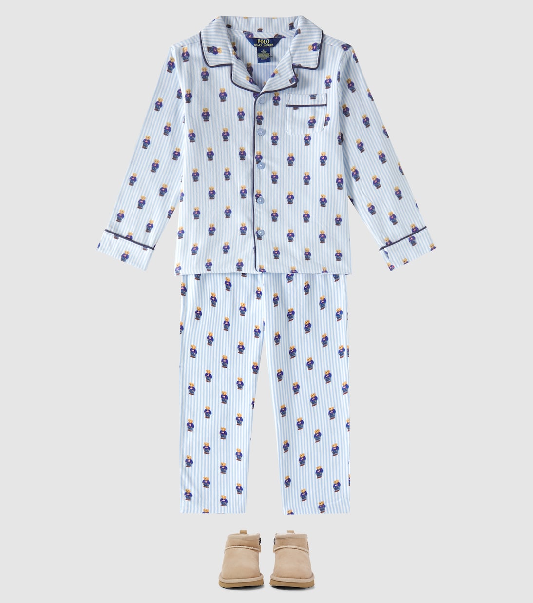 Polo Bear cotton pajamas | Polo Ralph Lauren Kids